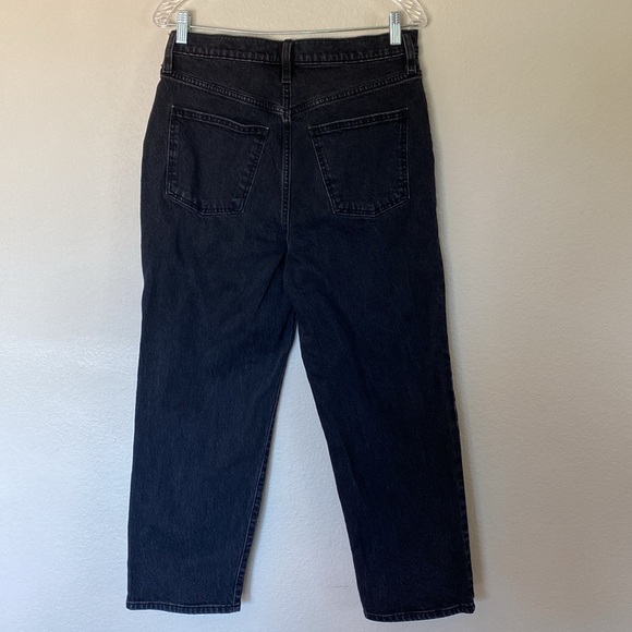 Universal Thread jeans vintage straight women’s 10 ten short black distressed - Picture 8 of 9